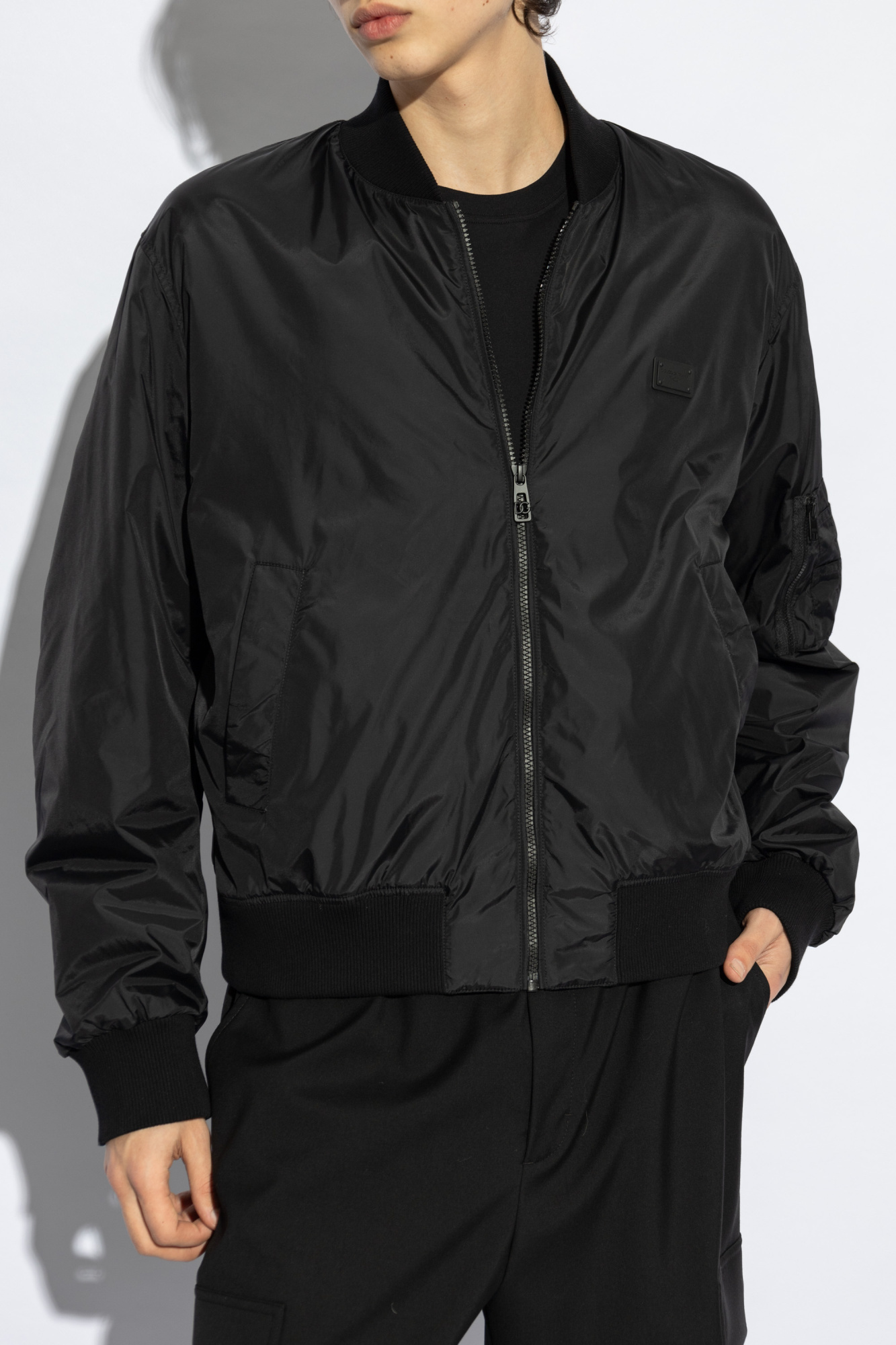 Black bomber jacket Dolce & Gabbana - Vitkac Netherlands
