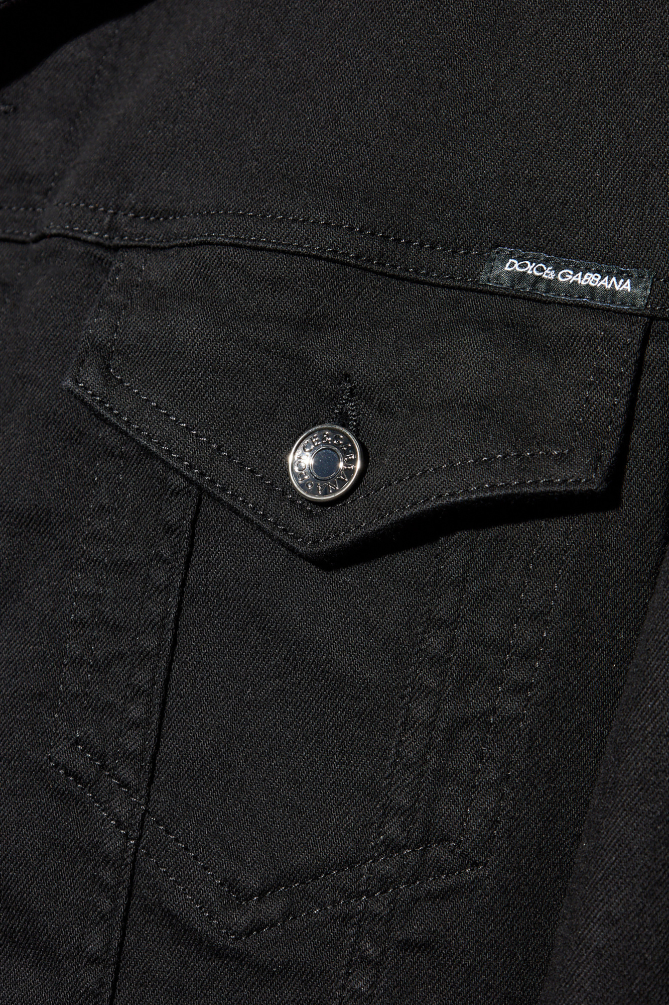 Black Denim jacket Dolce & Gabbana - Vitkac Singapore