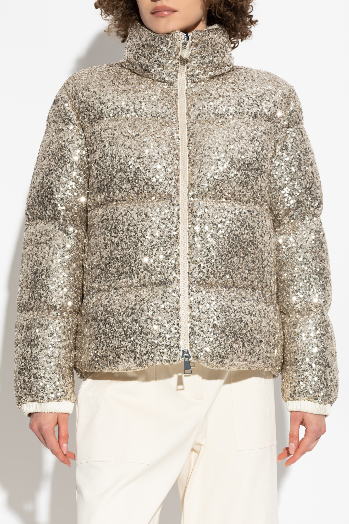 Moncler Sequined down jacket Anternes by Moncler | Women's | Vitkac