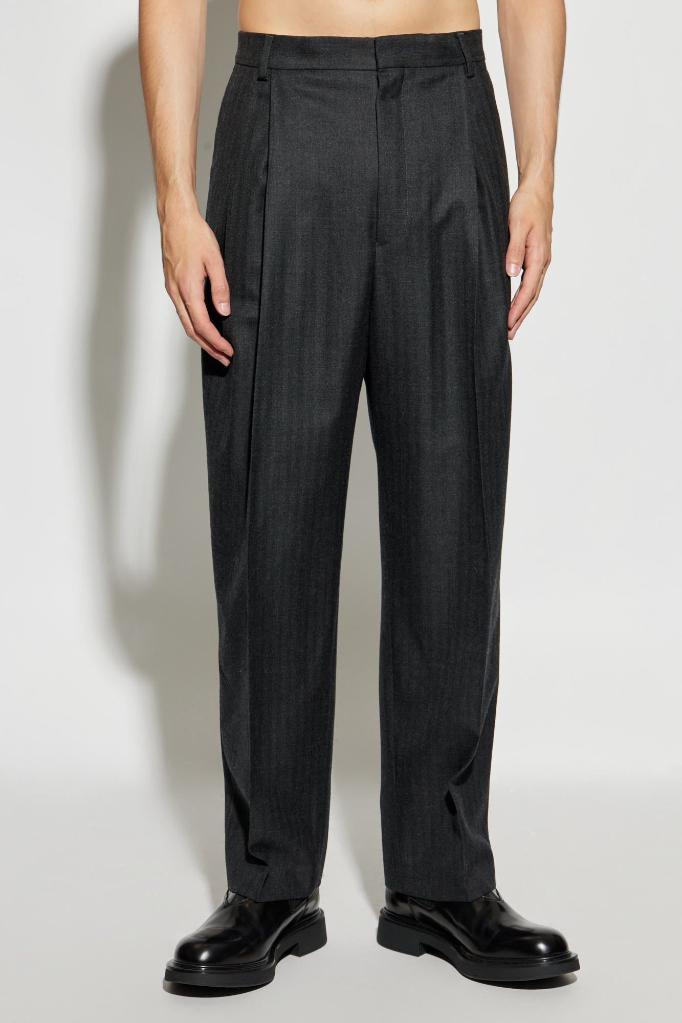 Grey 'Phoenix' trousers Dries Van Noten - Vitkac AG