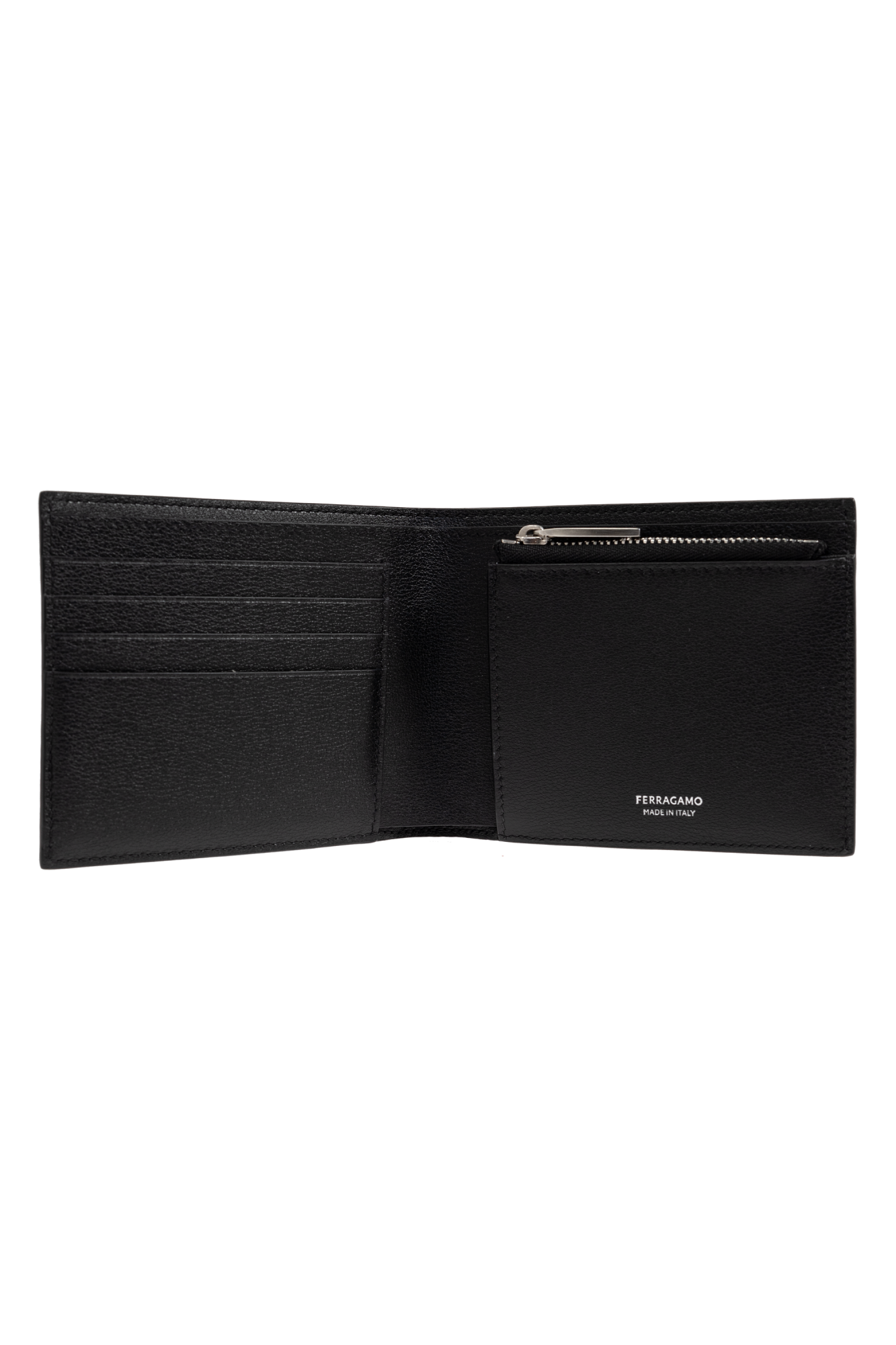 Black Leather wallet FERRAGAMO - Vitkac KR
