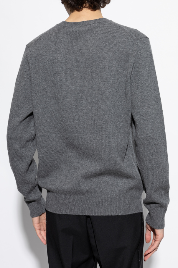 Grey Sweater with embroidered logo Gucci - Vitkac Japan