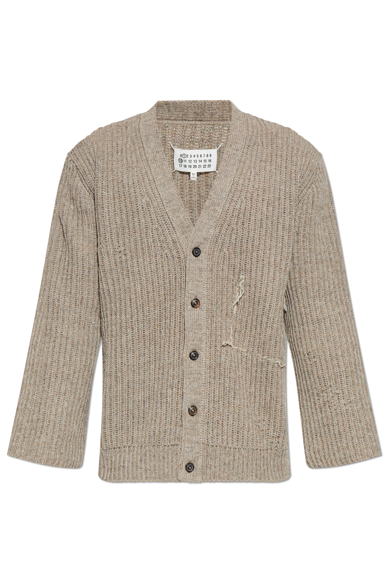 Beige Cardigan with a vintage effect Maison Margiela - Vitkac Eritrea