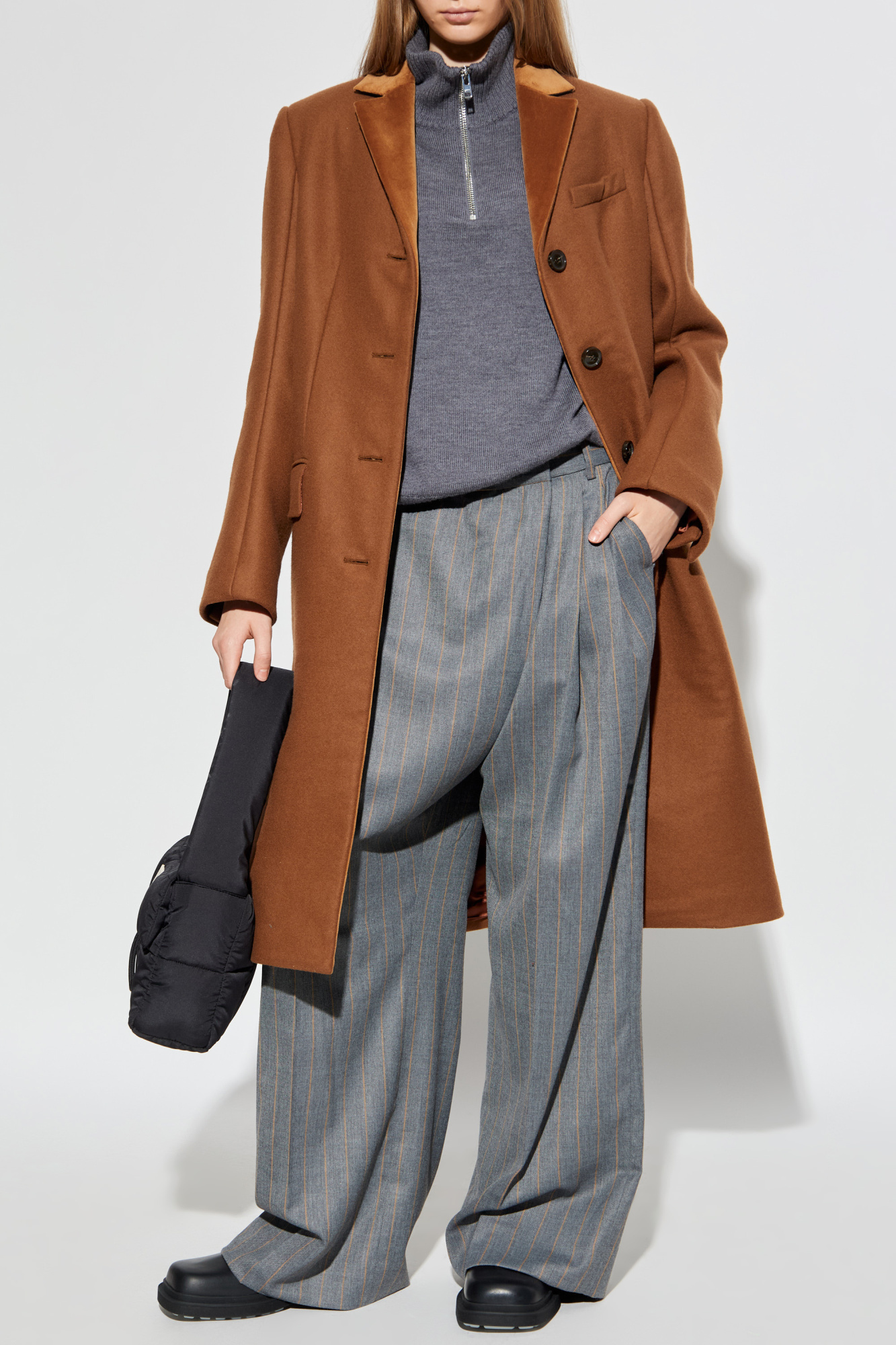 Brown Wool coat Marni - Vitkac Japan