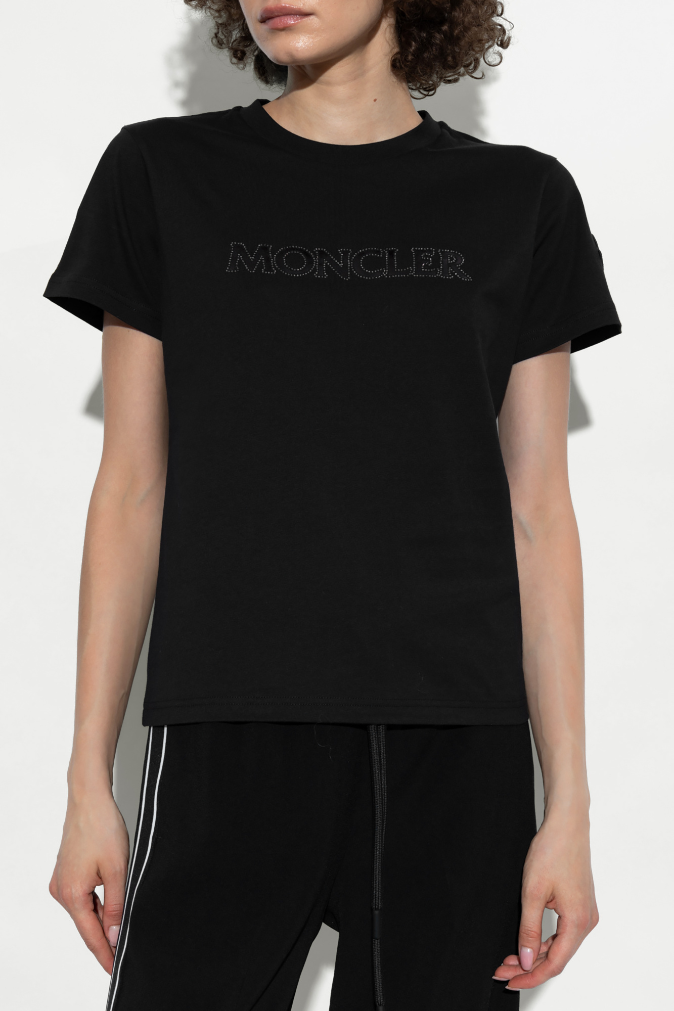 Black T-shirt with logo Moncler - Vitkac Japan