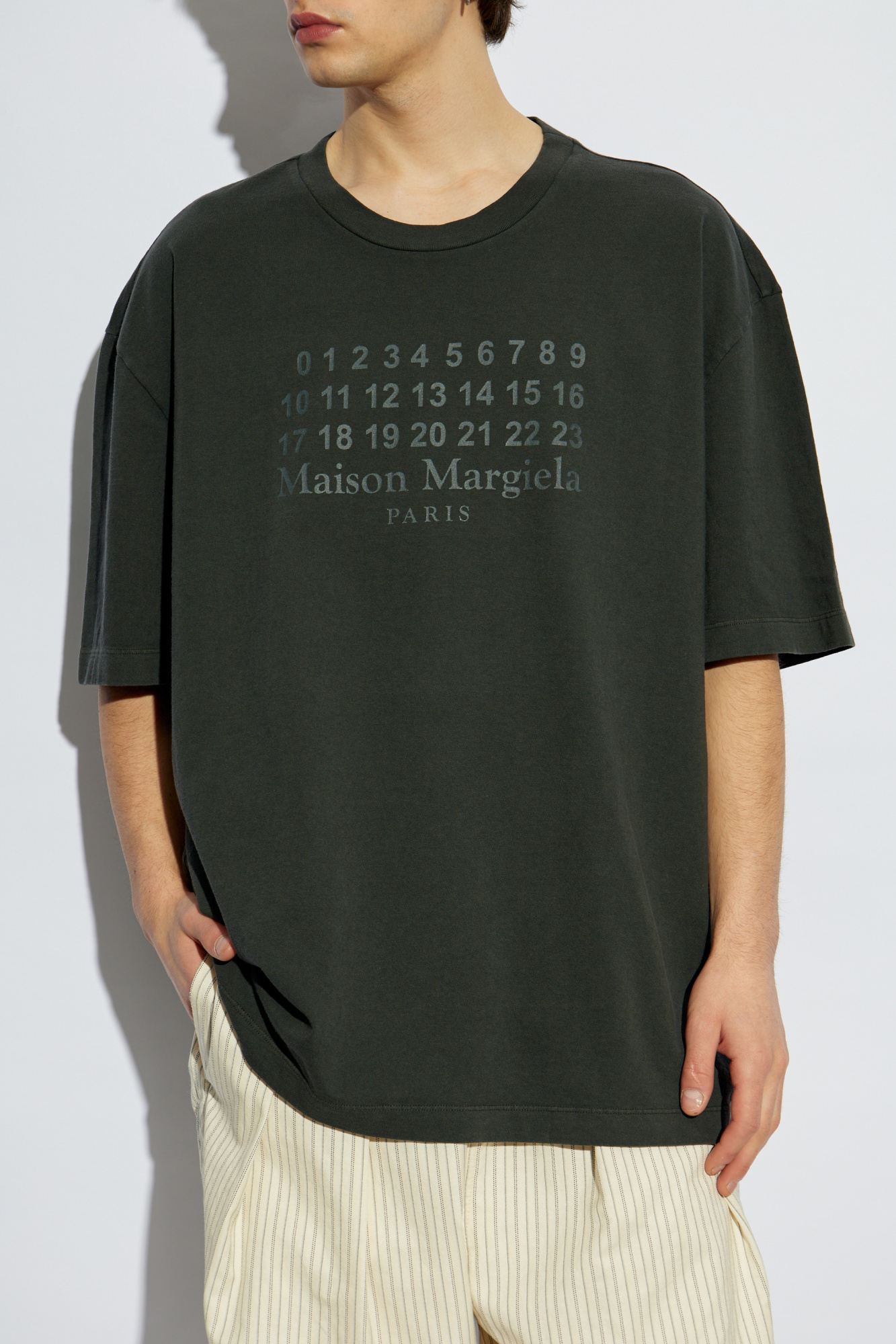 Maison Margiela T-shirt with printed logo | Men's | Vitkac