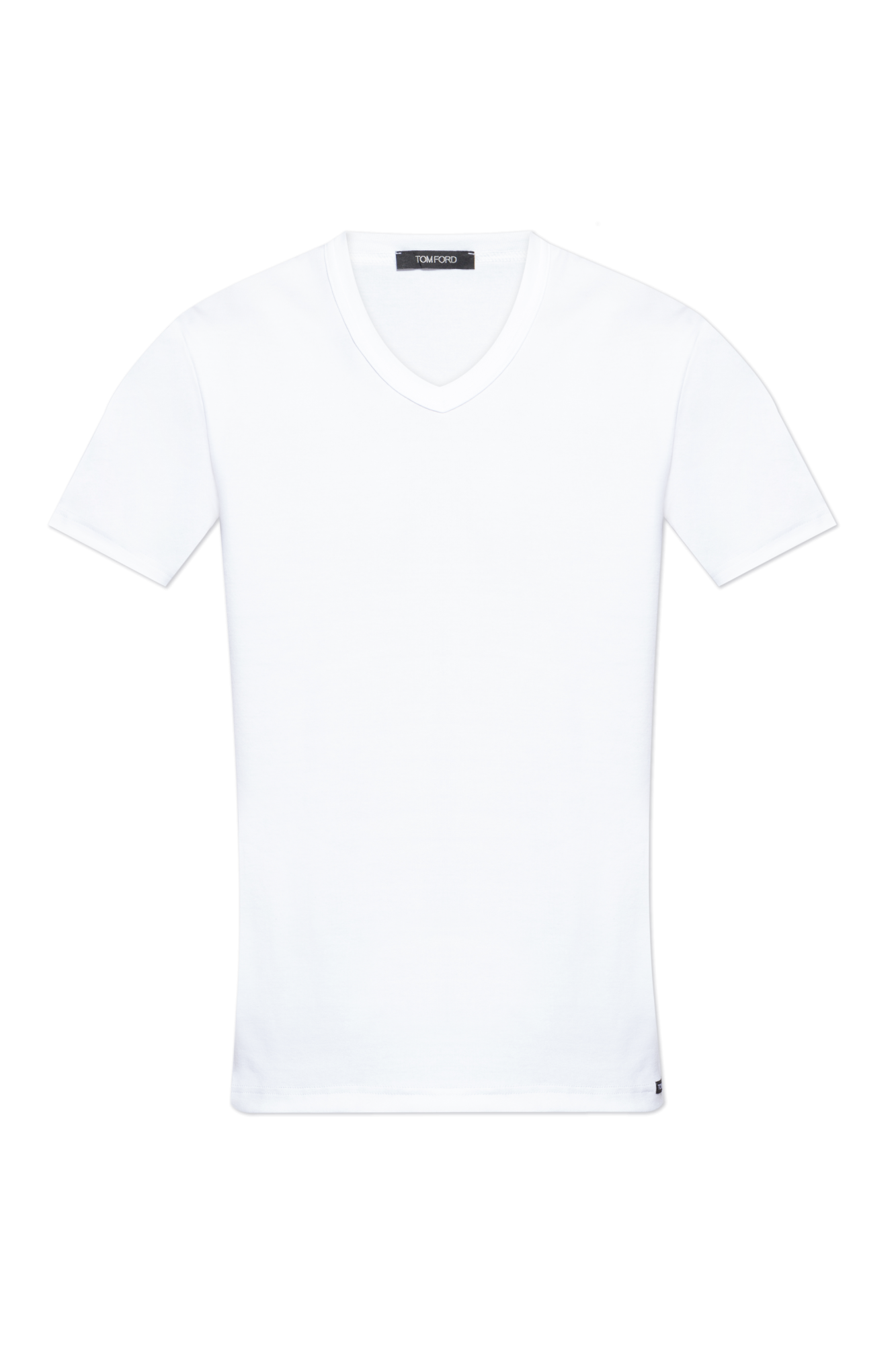 White V-neck T-shirt Tom Ford - Vitkac TW