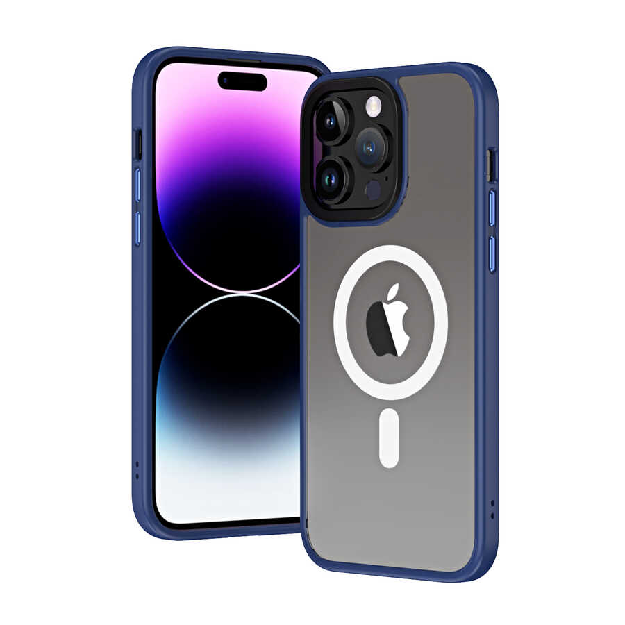 Apple iPhone 13 Pro Max Kılıf Wireless Şarj Özellikli Zore Hibrit