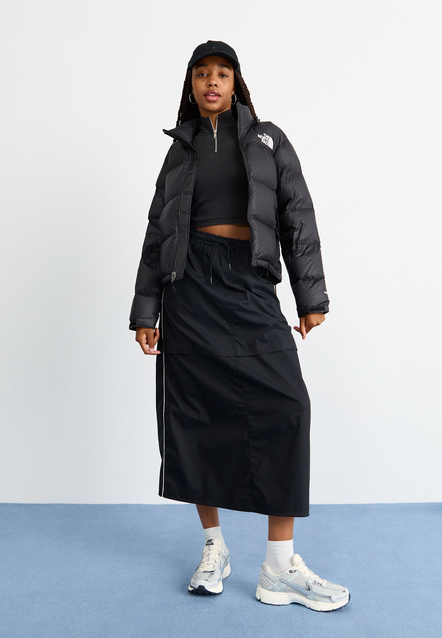 The North Face RETRO NUPTSE - Chaqueta de plumas - black/negro