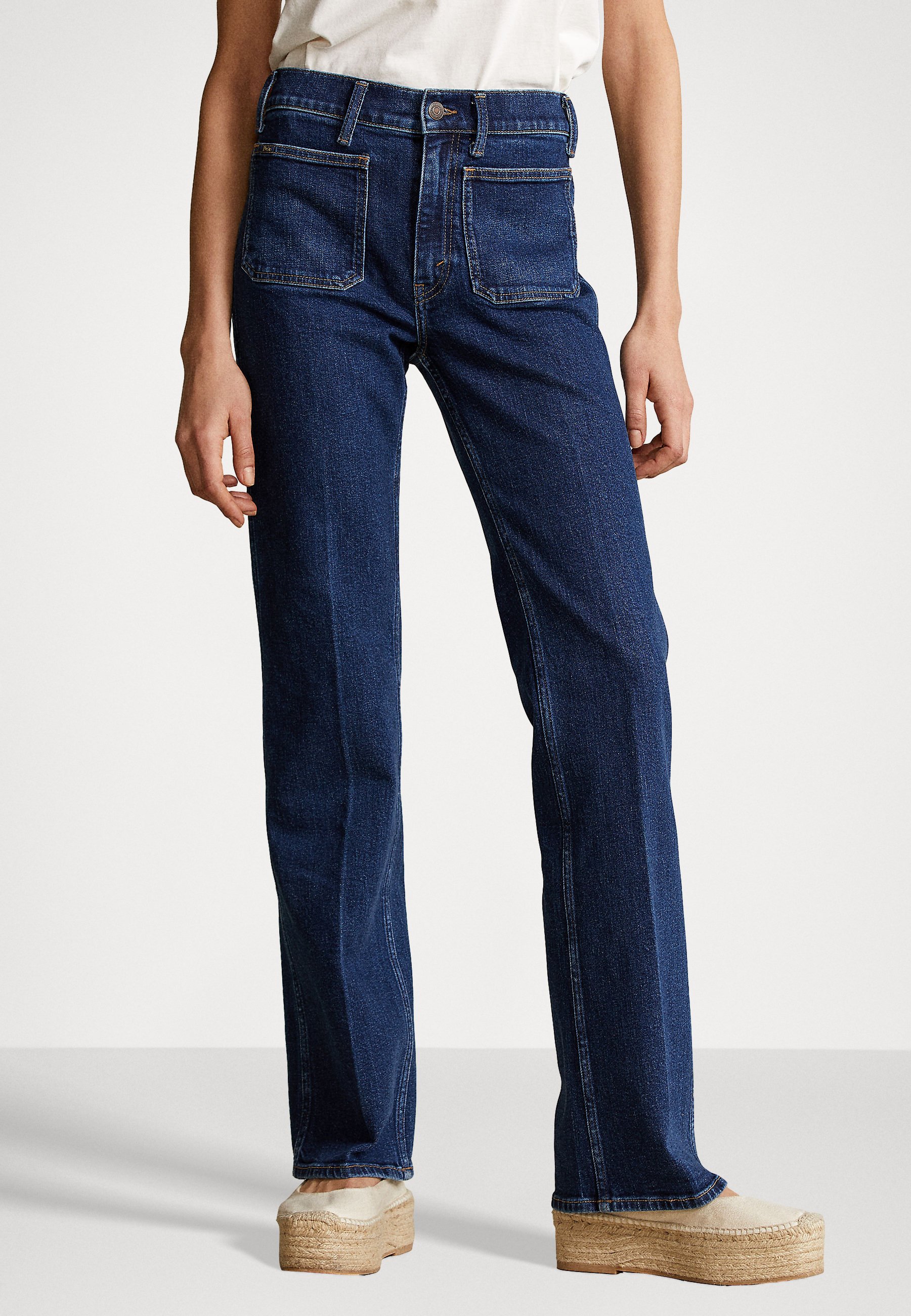 Polo Ralph Lauren JENN FLARE JEAN - Jeans a zampa - dark indigo