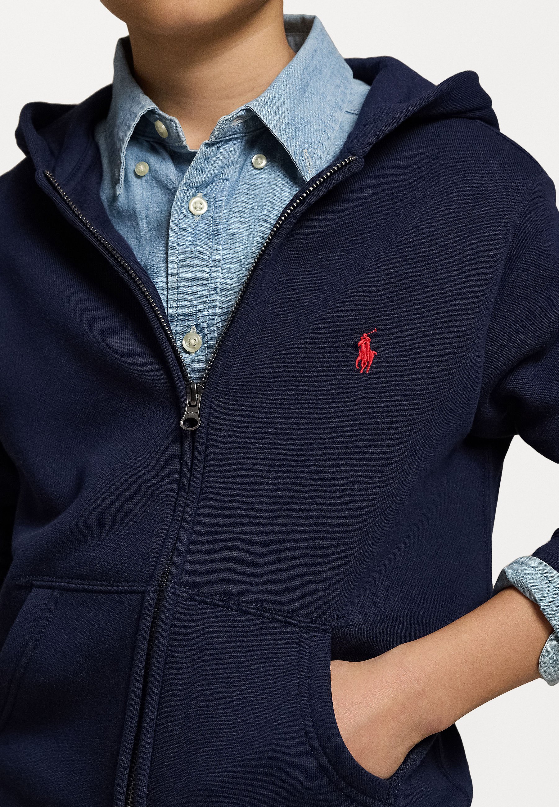 Polo Ralph Lauren COTTON BLEND FLEECE HOODIE - Zip-up sweatshirt