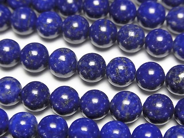 ラピスラズリ（産地・アフガニスタン） ラウンド6mm 半連/1連｜天然石