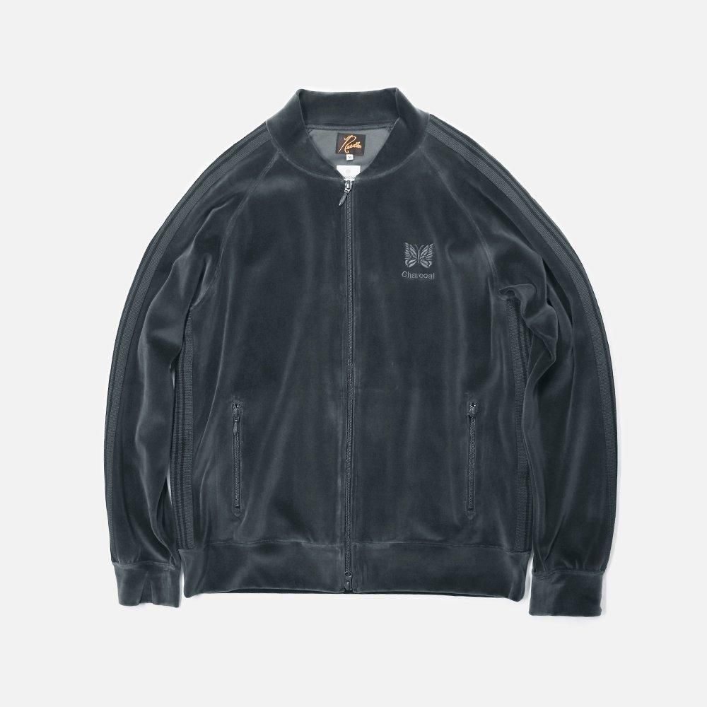 Needles（ニードルズ）〉 別注 RC Velour Track Jacket - Charcoal