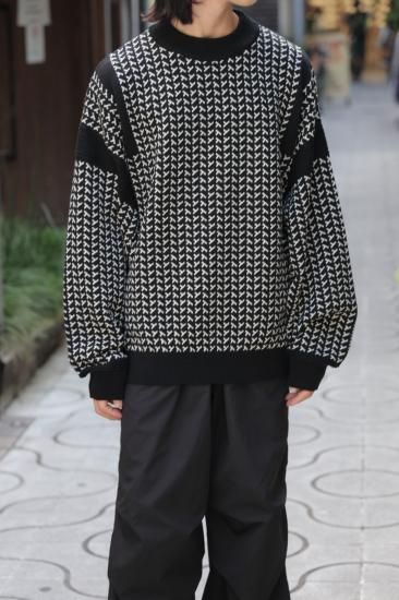 YASHIKI / Shinsetsu Knit(BLACK) | シンセツニット(ブラック) 通販