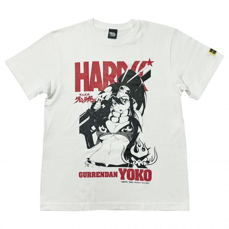 天元突破グレンラガン/ヨーコTシャツ（リットナーバニラホワイト