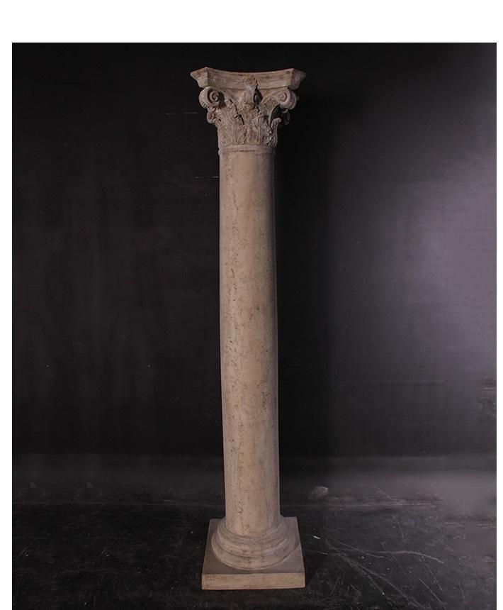 巨大オブジェ☆大理石風☆古代ギリシャ建築装飾柱☆コリント式の柱