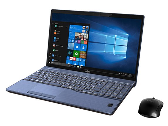 FMV LIFEBOOK AH77/B3 FMVA77B3L [メタリックブルー]の製品画像 - 価格.com