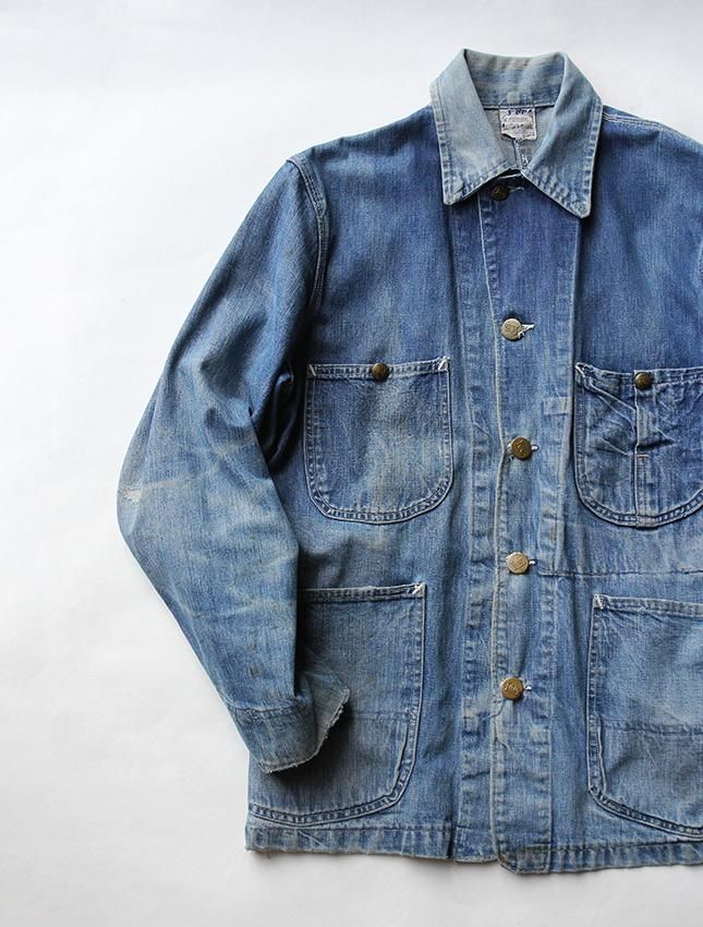 40s LEE 91-J COVERALL HOUSE MARK SIZE 36 - MATIN, VINTAGE