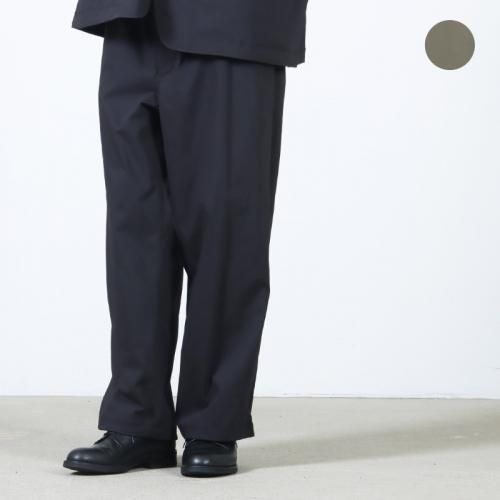 COMOLI (コモリ) ウール 2タックパンツ