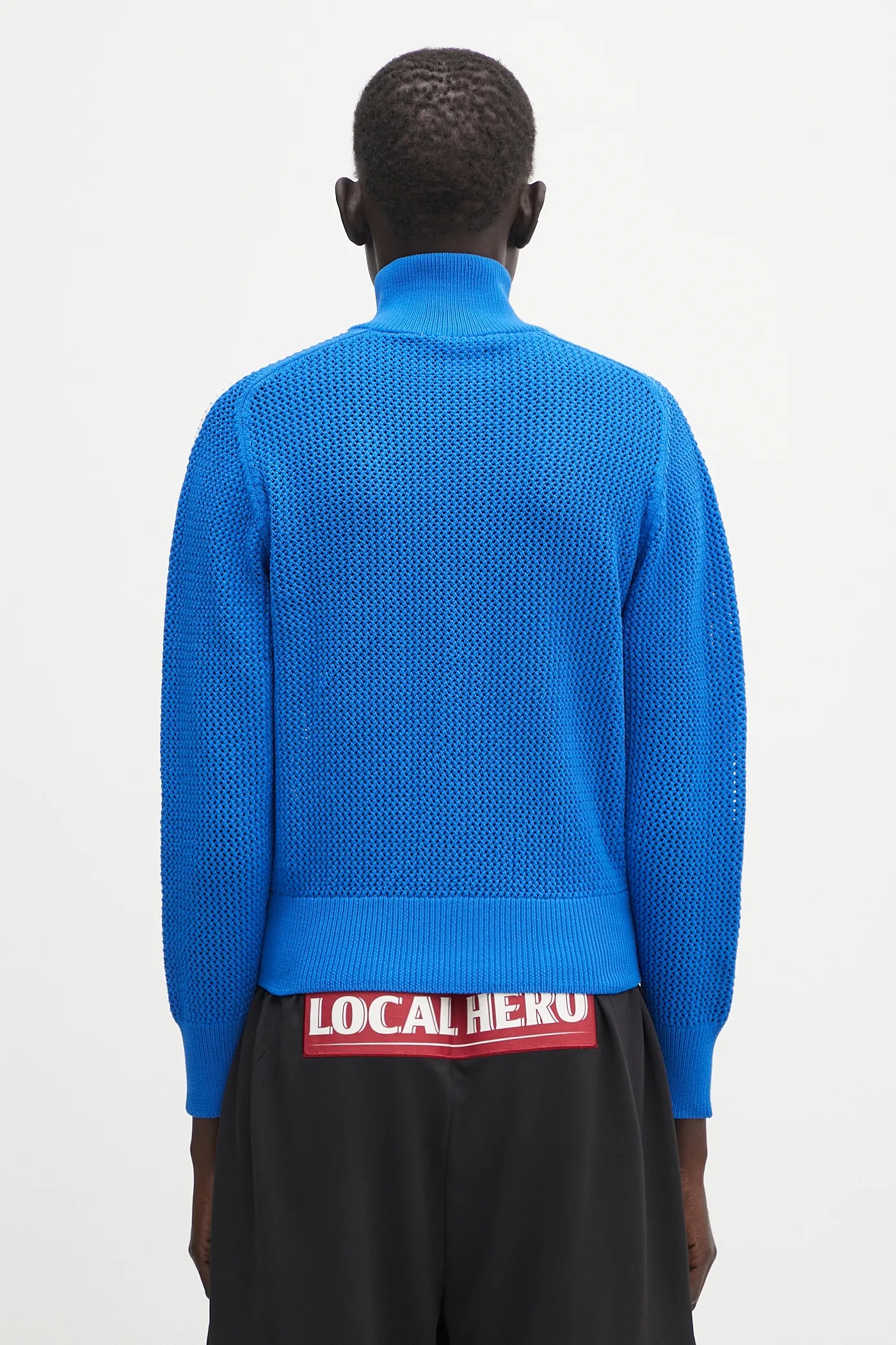 adidas Originals sweatshirt Crochet Tracktop blue color patterned