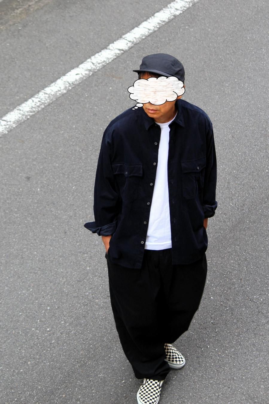 Porter Classic（ポータークラシック）ROLL UP ORGANIC CORDUROY SHIRT