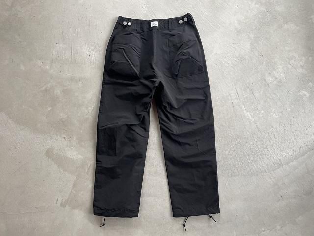 SASSAFRAS ササフラス / Overgrown Fatigue Pants 60/40 black - SALT