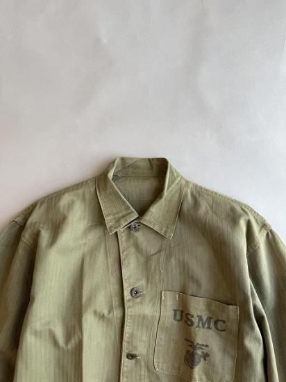 USMC】 1940s P-41 HBT UTILITY JACKET WW2 ヘリンボーン ジャケット