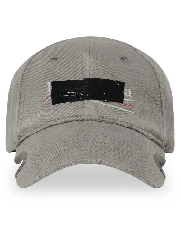 FARFETCH Balenciaga gaffer-tape cut cap 495.00