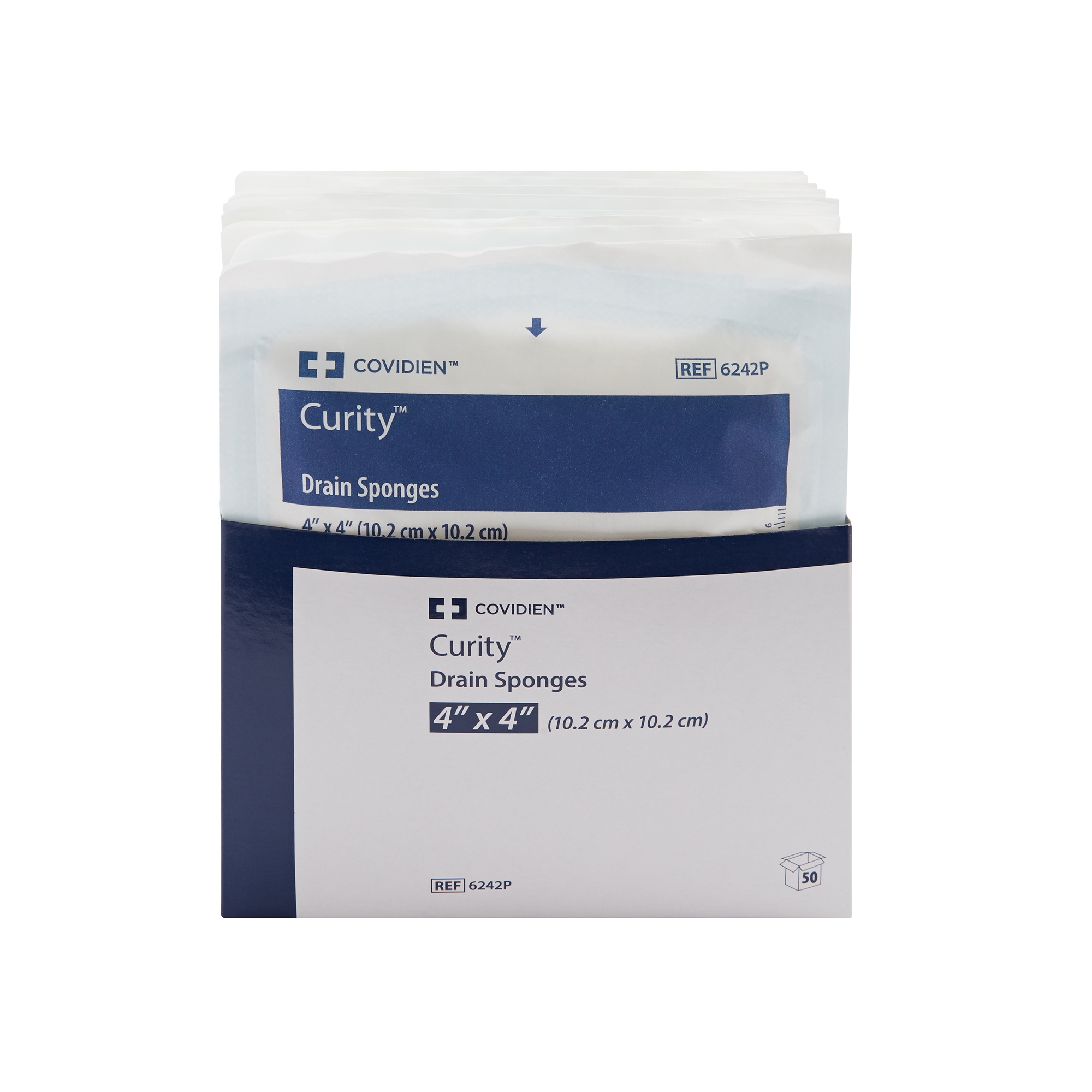 Drain Sponge Curity™ 4 X 4 Inch 6-Ply Sterile 2 - McKesson