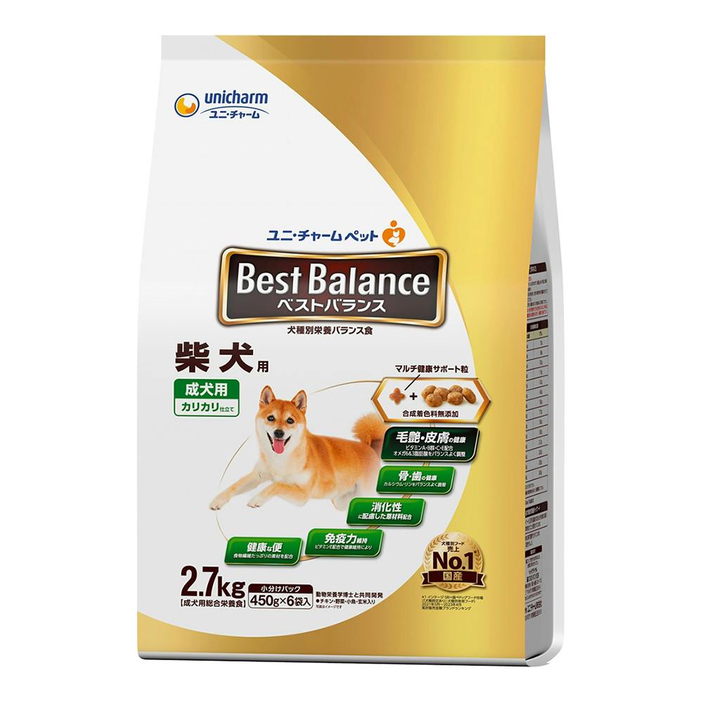 ベストバランス 柴犬用 成犬用 2.7kg | ドッグフード 通販