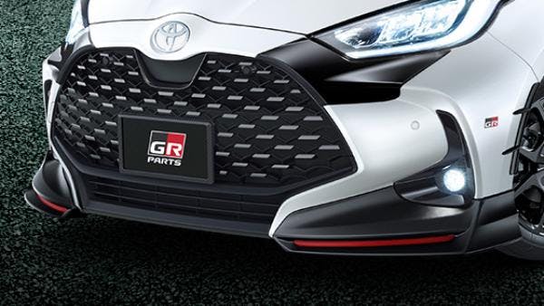 TRD 10系 ヤリス GRフロントスポイラー LEDフォグランプ・バイカラー