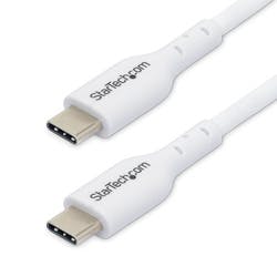 USB-C充電ケーブル/3m/USB 2.0/60W/PD 2.0/オス-オス/ホワイト