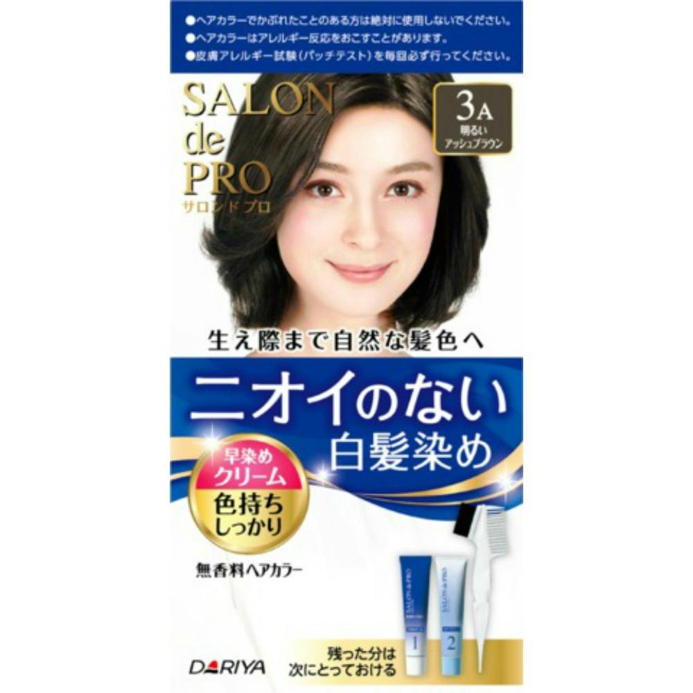 3点まとめ買い】サロンドプロ 無香料ヘアカラー 早染めクリーム（白髪