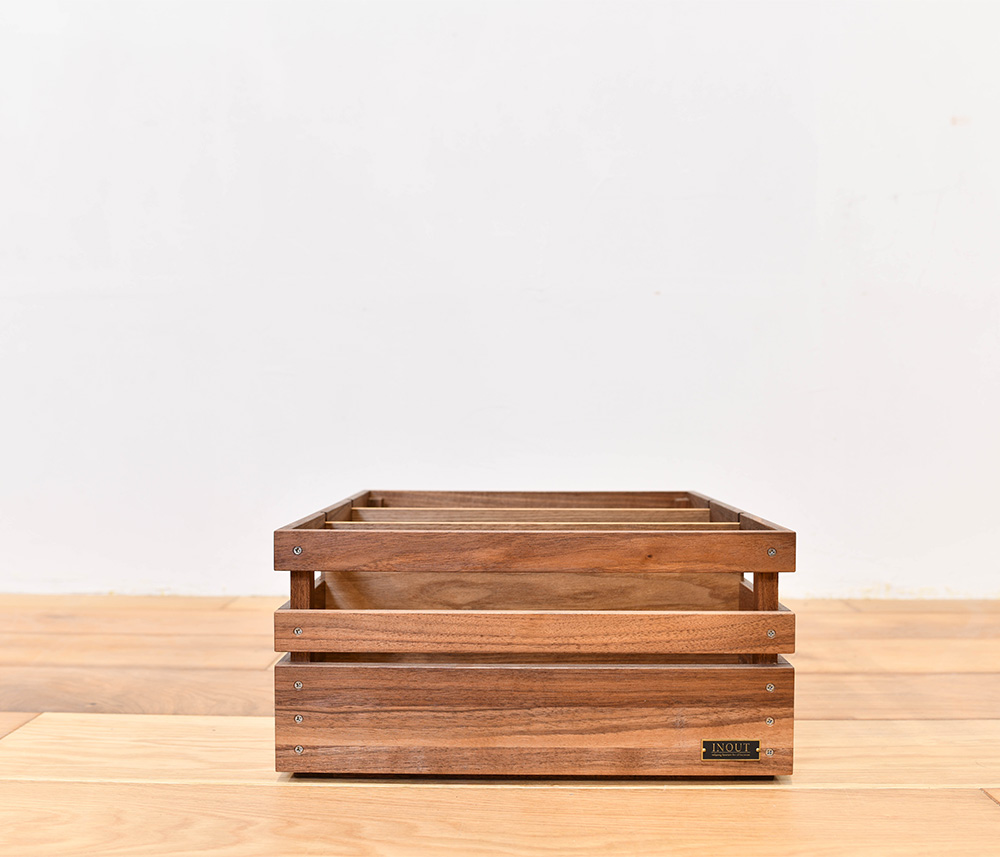 INOUT （イナウト） / Stack Box / Low walnut
