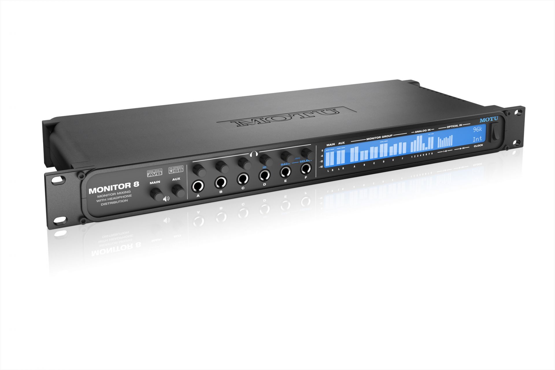 USB/AVBオーディオ・インターフェイス MOTU Monitor 8 発売 | Digiland