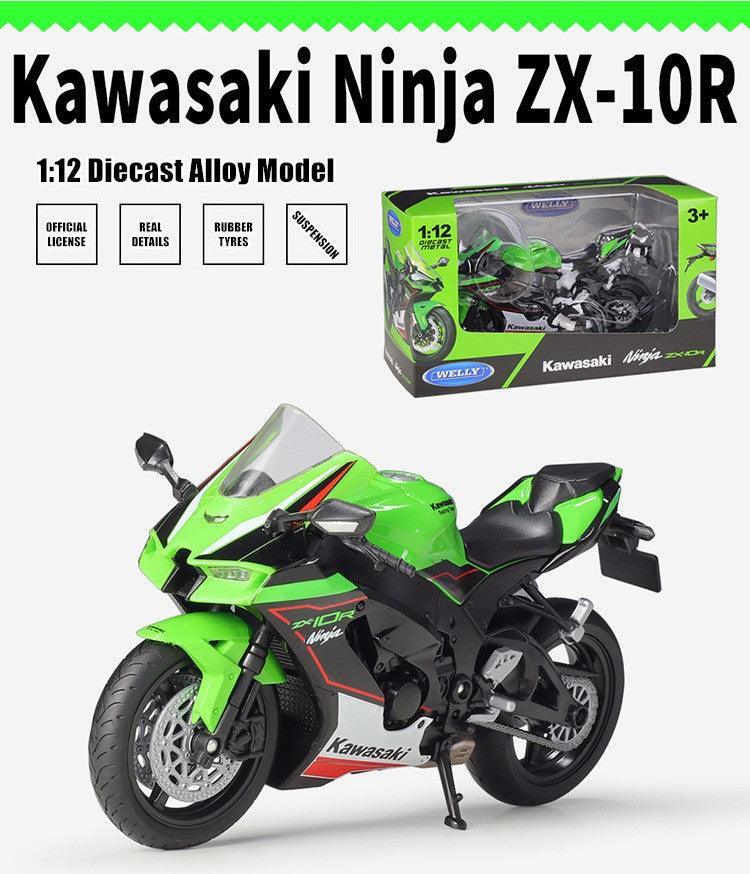 1:12 Kawasaki Ninja ZX-10R Motorcycle Alloy Model Car