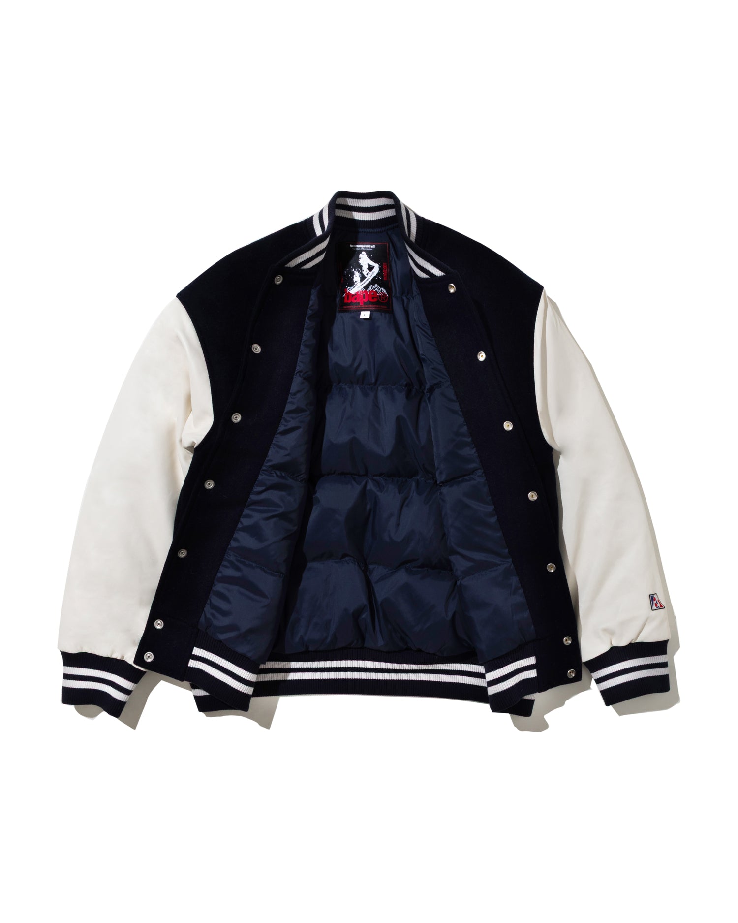 A BATHING APE® BAPE By Kazuki Kuraishi Multi Logo Varsity Down