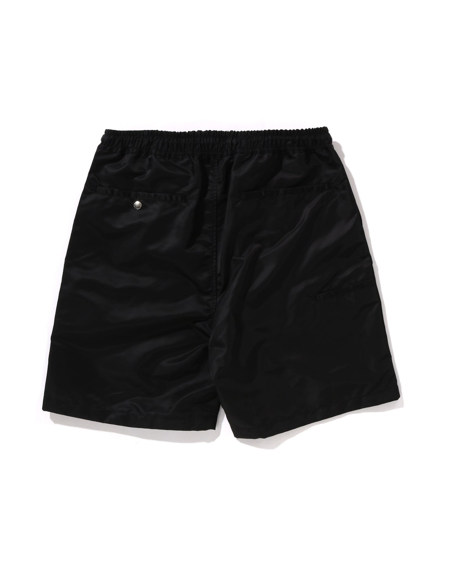 A BATHING APE® Logo Nylon Relaxed Fit Shorts | Bape official