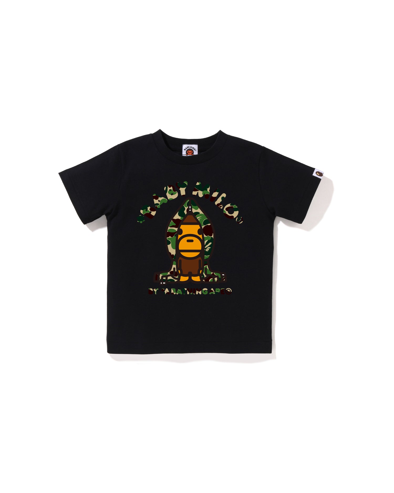 A BATHING APE® Kids Abc Camo Milo Hoodie Tee | Bape official