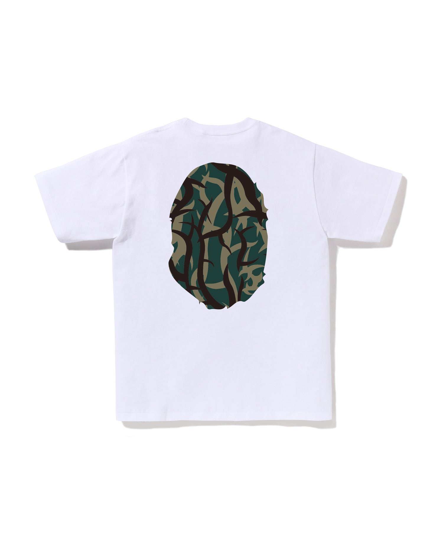 A BATHING APE® Trial Camo Big Ape Head Tee | Bape official website