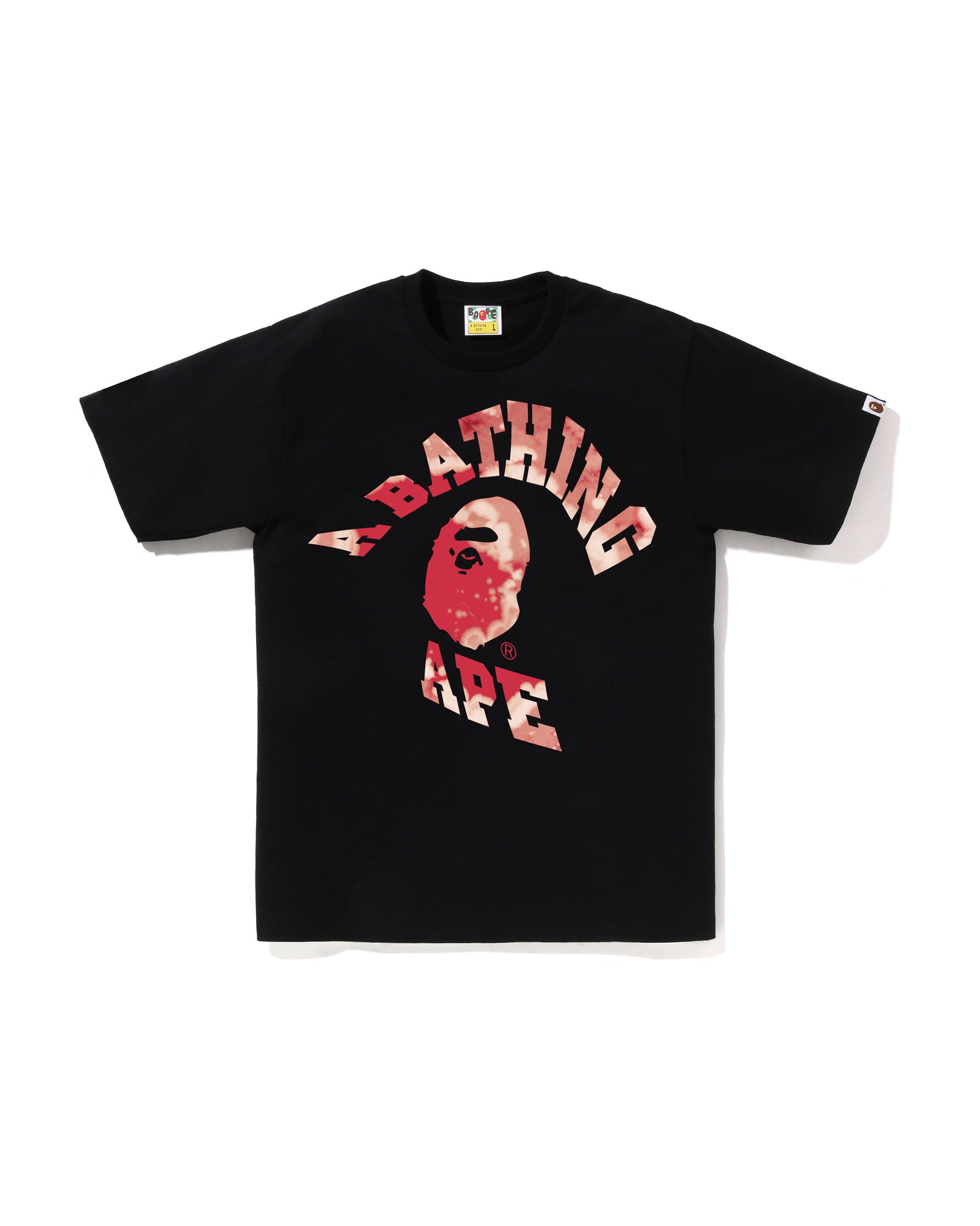 A BATHING APE® Tie Dye Twist College Tee | Bape official website