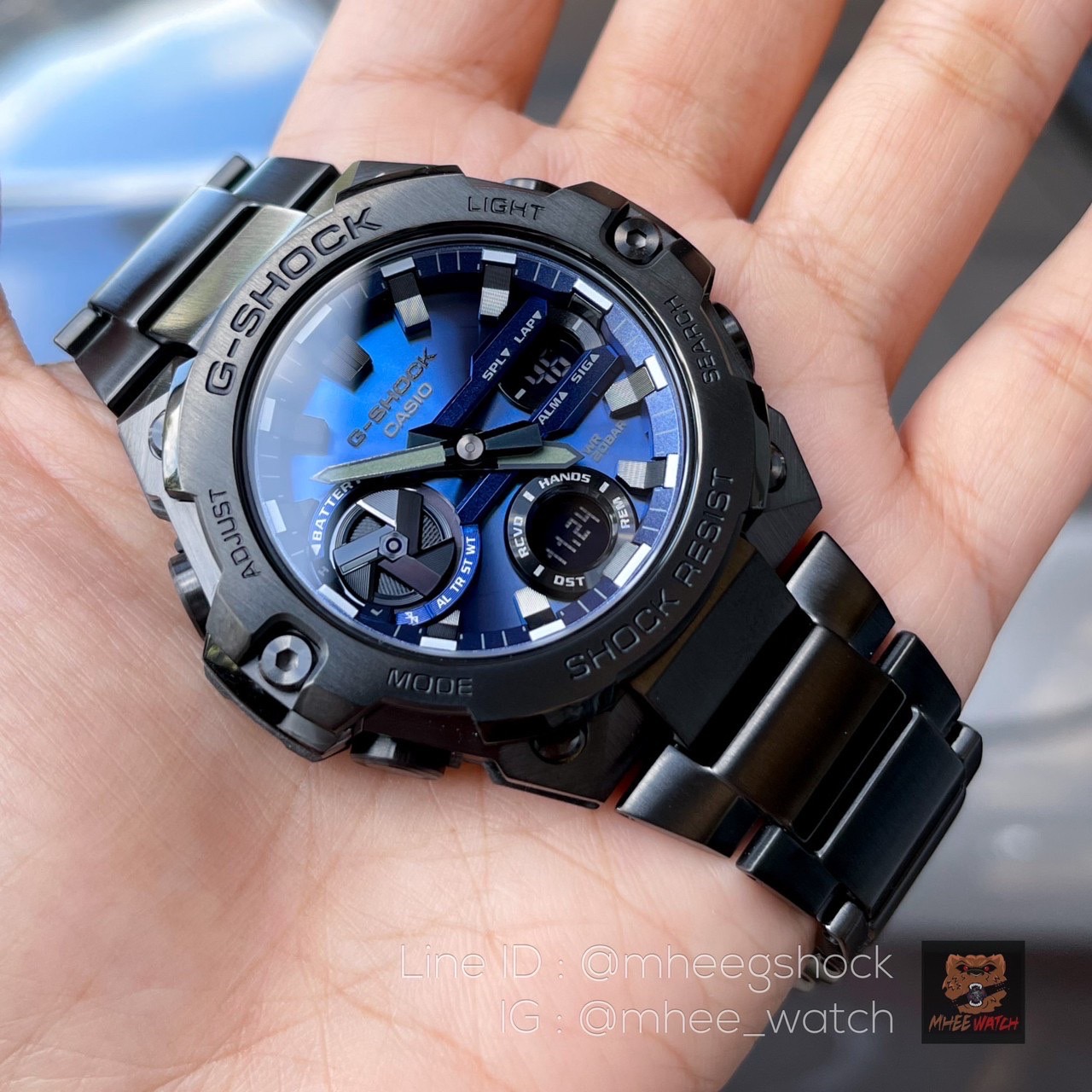 G-Steel Bluetooth GST-B400BD Midnight Blue Stainless Carbon Core