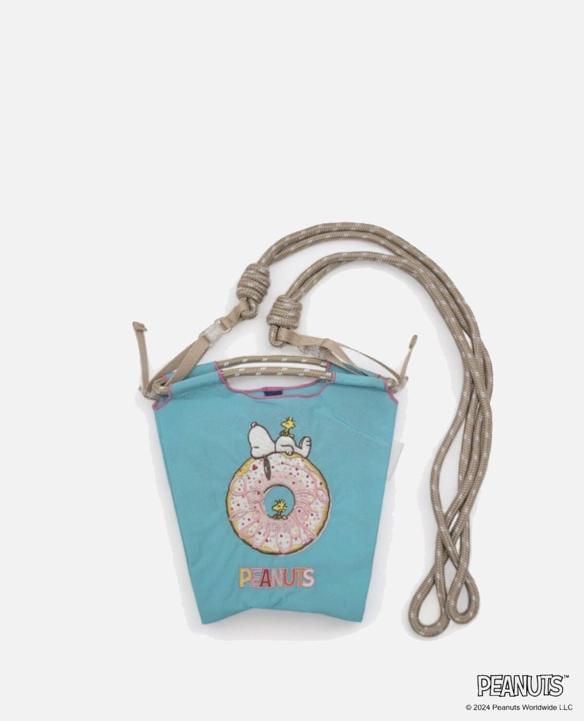 エコバッグ スヌーピー SNOOPY ドーナツ DONUT ブルー