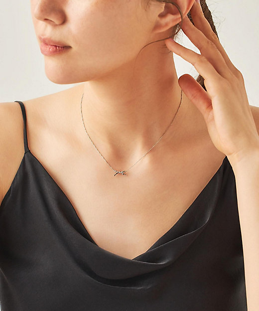 レイヤード］ リボン ネックレス | ete bijoux (Women)/エテ ビジュー