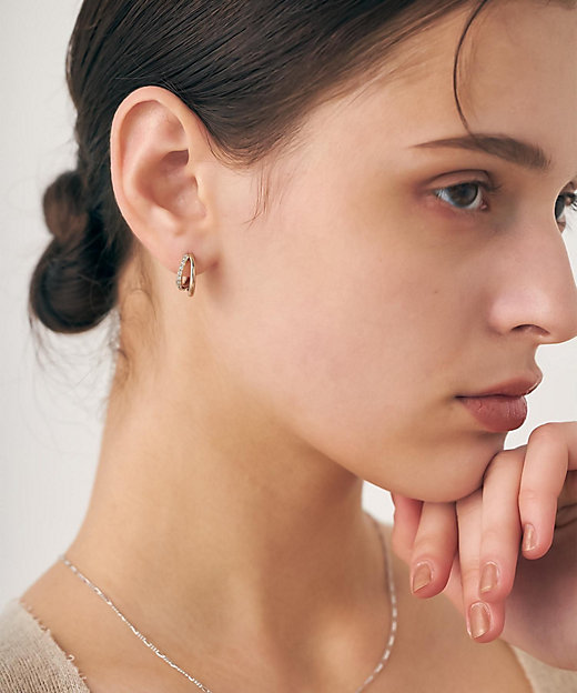 ビジュー ハグピアス | ete bijoux (Women)/エテ ビジュー | 三越