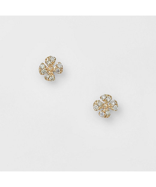 K10ダイヤモンドピアス（0．03ct） | agete/アガット | 三越