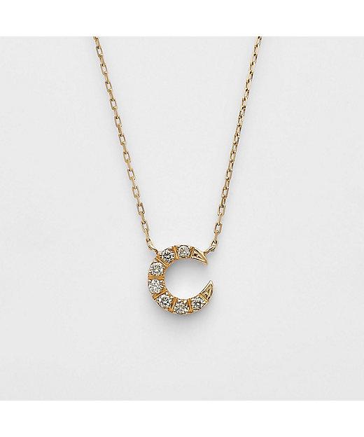 K10ダイヤモンドネックレス（0．05ct） | agete/アガット