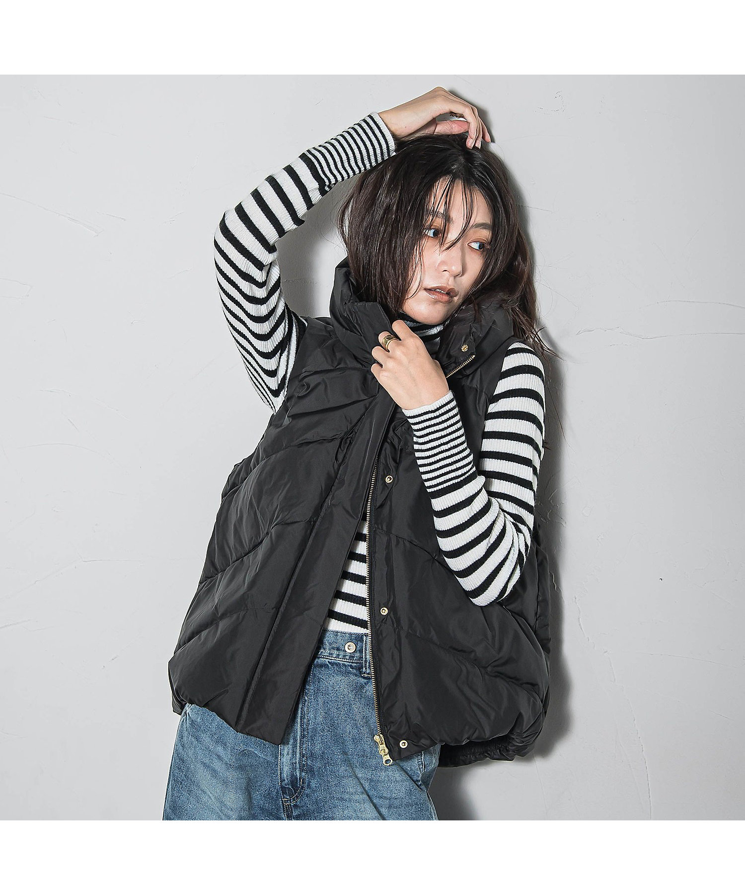 WEB限定】スタンドカラーダウンベスト | MAYSON GREY（Women