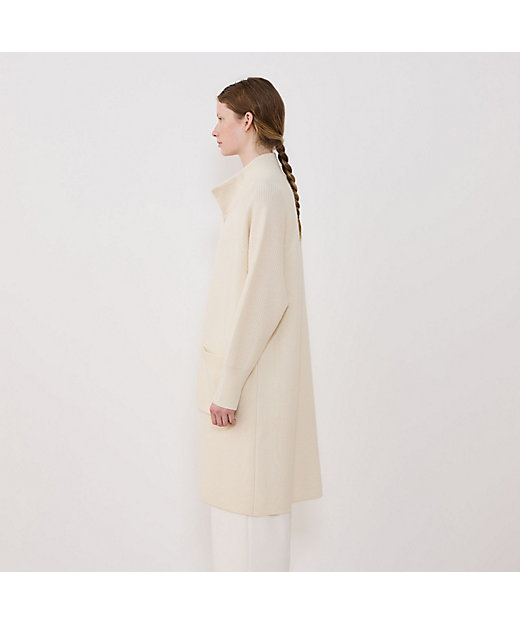 モンゴルカシミヤ スタンドカラーコート | GALERIE VIE (Women