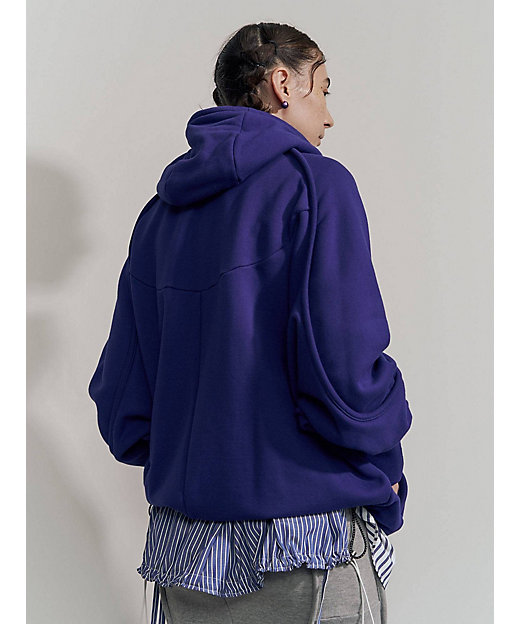 CURVE LINE ZIP PARKA【セットアップ着用可能